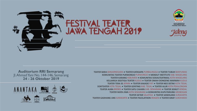Ilustrasi Festival Teater Jawa Tengah 2019 - 'Etan Kulon Golek Lakon'.