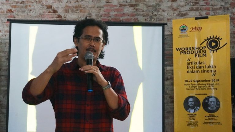 Ilustrasi workshop produksi film - 'Artikulasi Fiksi dan Fakta dalam Sinema'